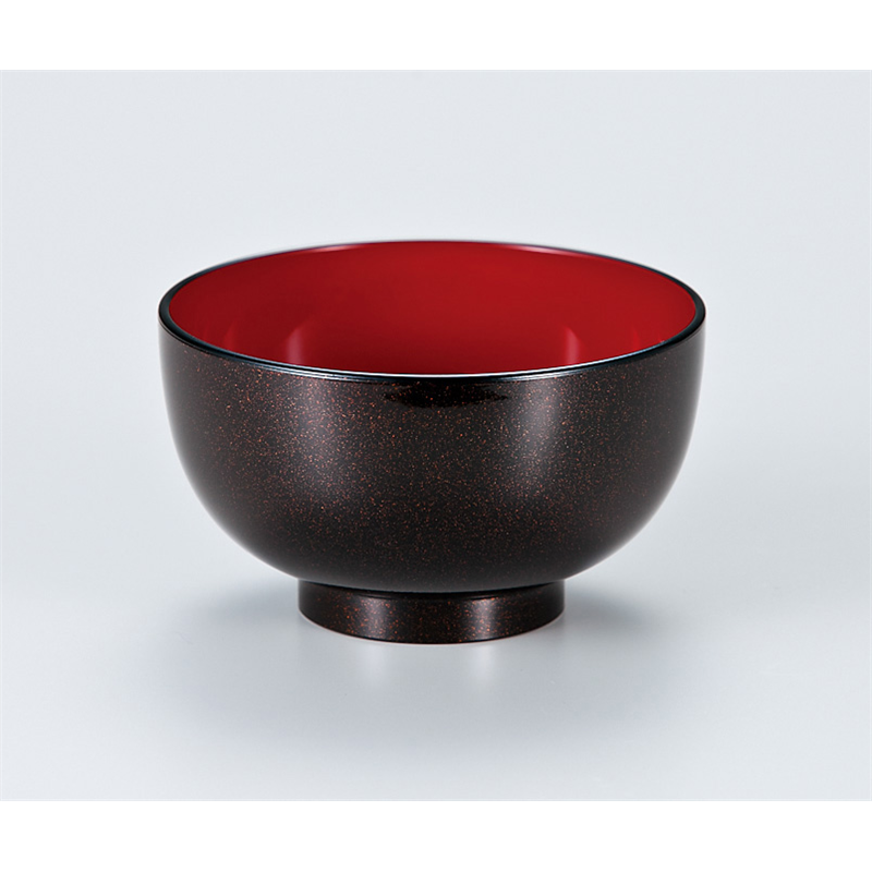 古林陶器 越前漆器椀 ミニ汁椀 金パール内朱 766410298 1個（ご注文単位1個）【直送品】