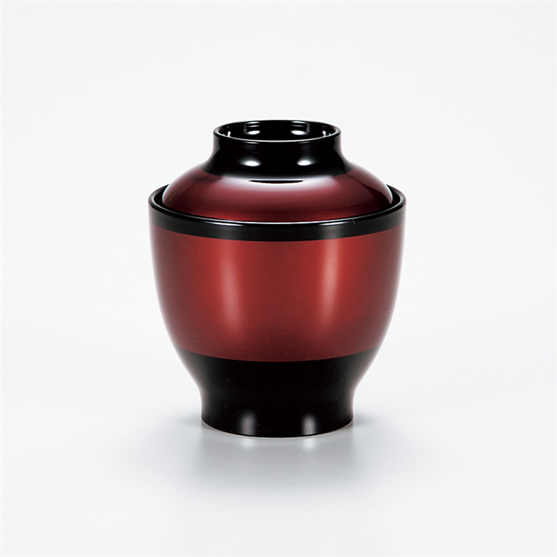 古林陶器 越前漆器椀 宝寿小吸椀 白壇 内黒 972920298 1個（ご注文単位1個）【直送品】