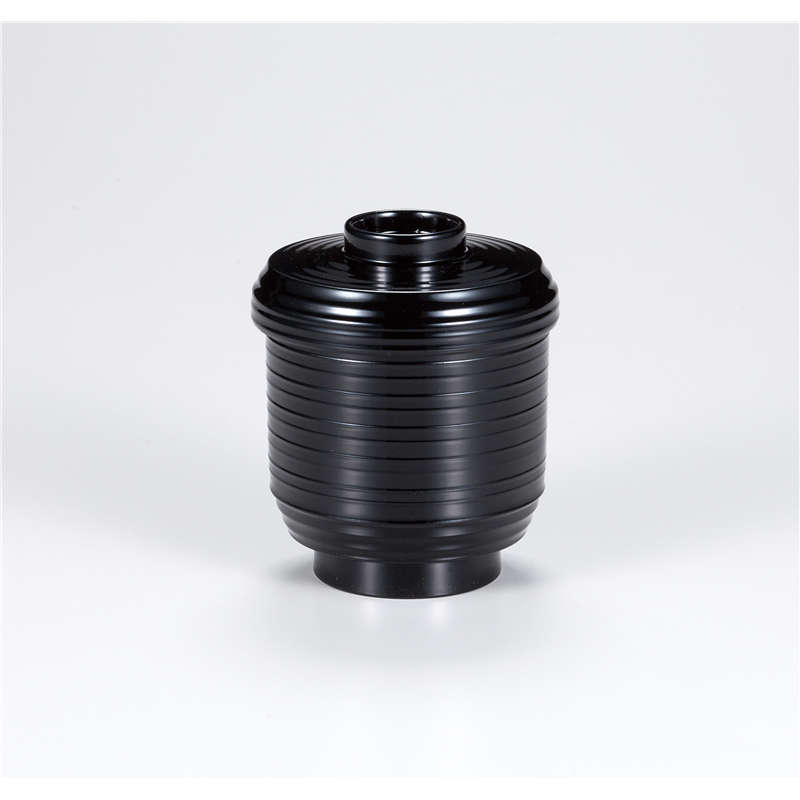 古林陶器 越前漆器椀 (耐熱) 殿上箸洗椀 黒 1074520498 1個（ご注文単位1個）【直送品】