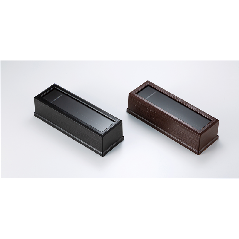 古林陶器 越前漆器小物 ヘギ目箸箱 黒 767660198 1個（ご注文単位1個）【直送品】