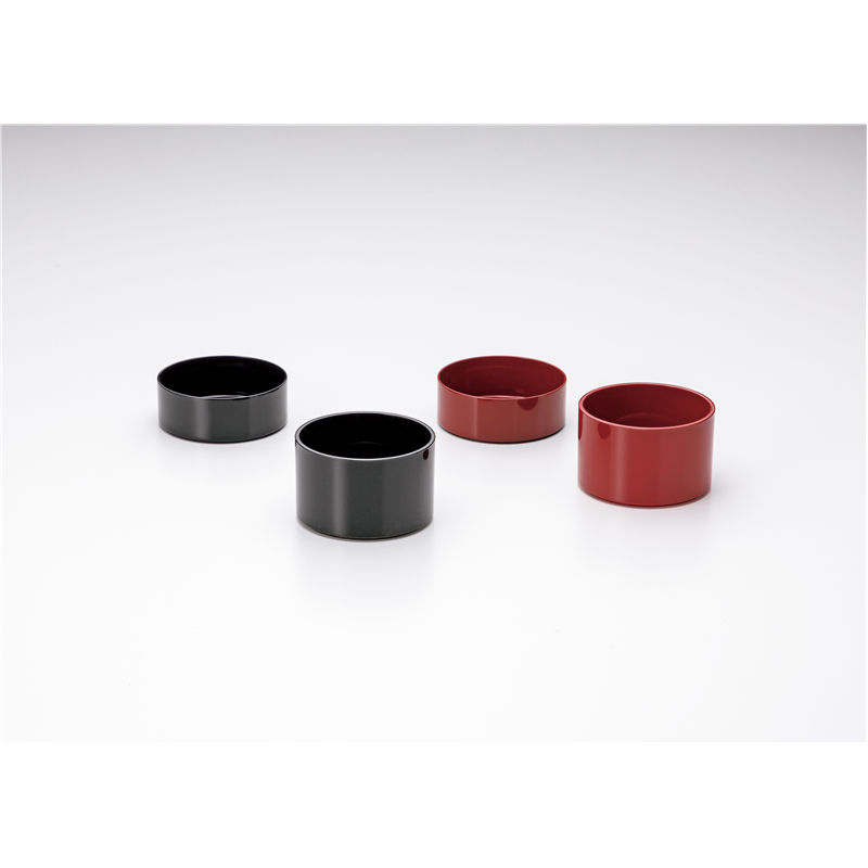 古林陶器 ビュッフェ用食器 2.8切立丸箱(浅型)黒 1271920198 1個（ご注文単位1個）【直送品】