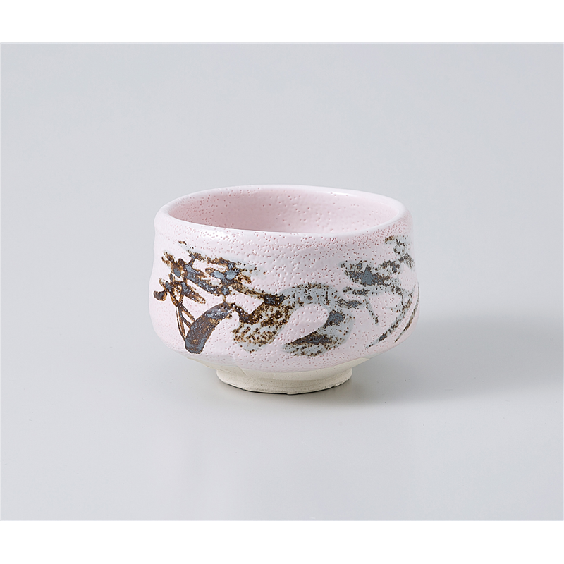 古林陶器 抹茶碗 錆絵桜志野抹茶碗 中 1177740325 1個（ご注文単位1個）【直送品】
