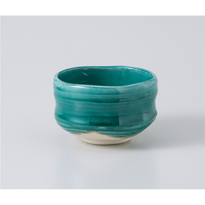 古林陶器 抹茶碗 新緑抹茶碗(トムソン箱) 1177750433 1個（ご注文単位1個）【直送品】