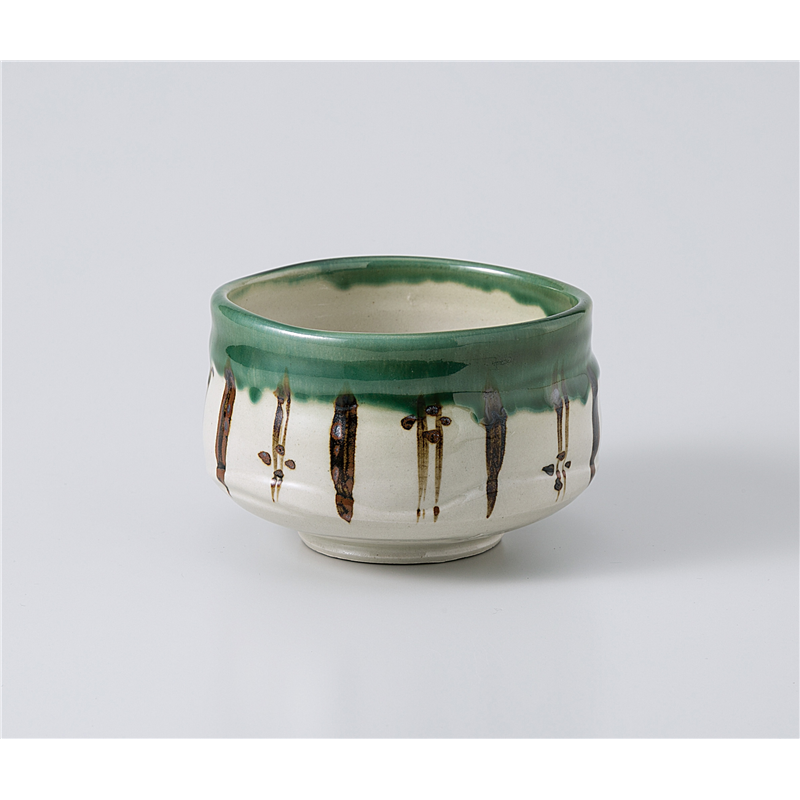 古林陶器 抹茶碗 織部抹茶(トムソン箱) 1177750257 1個（ご注文単位1個）【直送品】