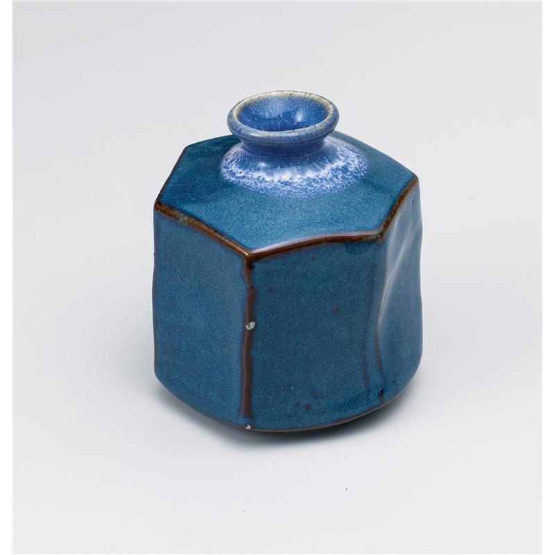 古林陶器 ミニ花瓶 ナマコ六角ミニ花瓶 1078330557 1個（ご注文単位1個）【直送品】