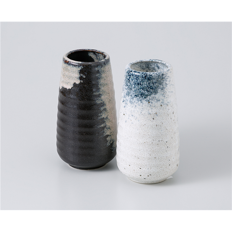 古林陶器 ミニ花瓶 黒吹筒花瓶 1178440157 1個（ご注文単位1個）【直送品】