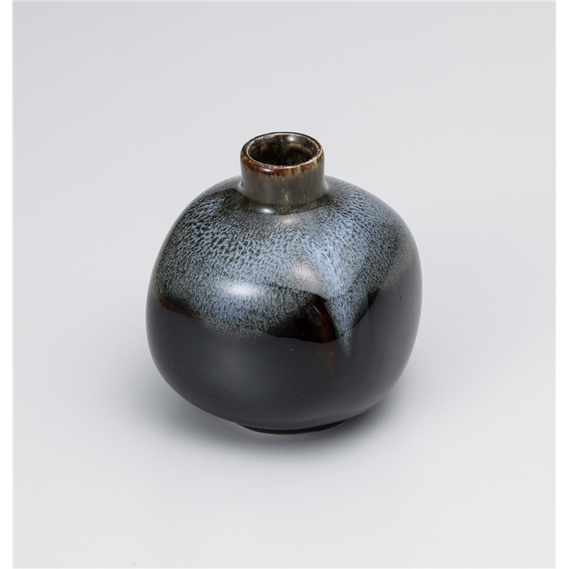 古林陶器 ミニ花瓶 天目流し四角ミニ花瓶 1078340257 1個（ご注文単位1個）【直送品】