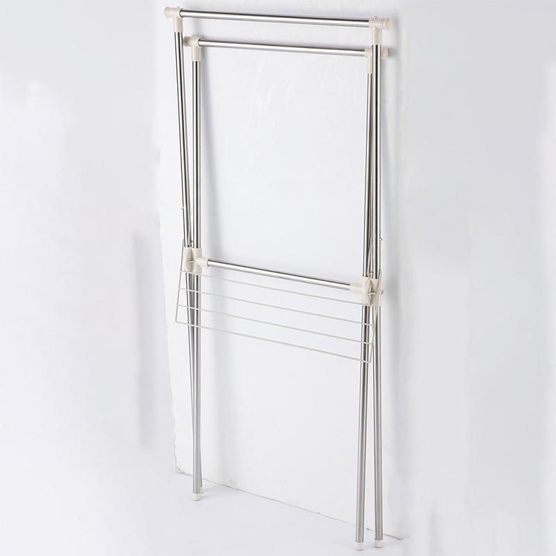 中山福 物干し X型 L ライトグレー NY-296 1個(ご注文単位1個)【直送品】