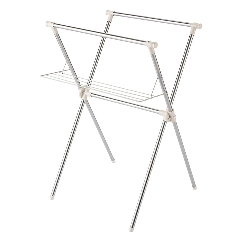 中山福 物干し X型 S ライトグレー NY-295 1個（ご注文単位1個）【直送品】