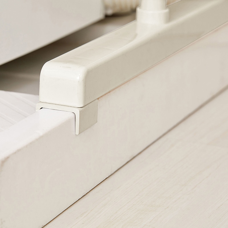 中山福 伸縮式洗濯機ラック ライトグレー NY-293 1個(ご注文単位1個)【直送品】