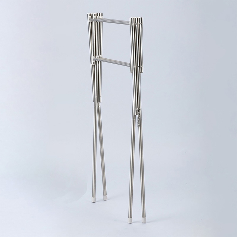 中山福 伸縮小物干し ライトグレー NY-291 1個（ご注文単位1個）【直送品】