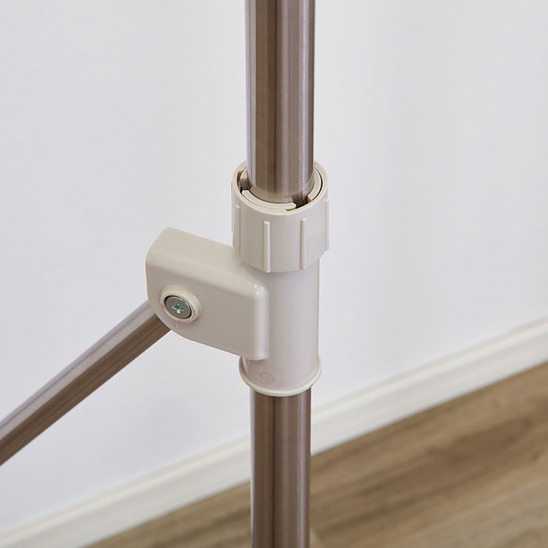 中山福 多機能物干し ライトグレー NY-289 1個(ご注文単位1個)【直送品】