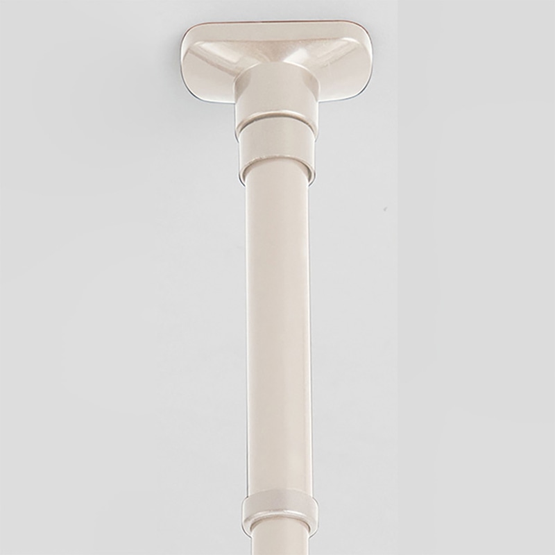 中山福 つっぱり物干し ライトグレー NY-284 1個(ご注文単位1個)【直送品】