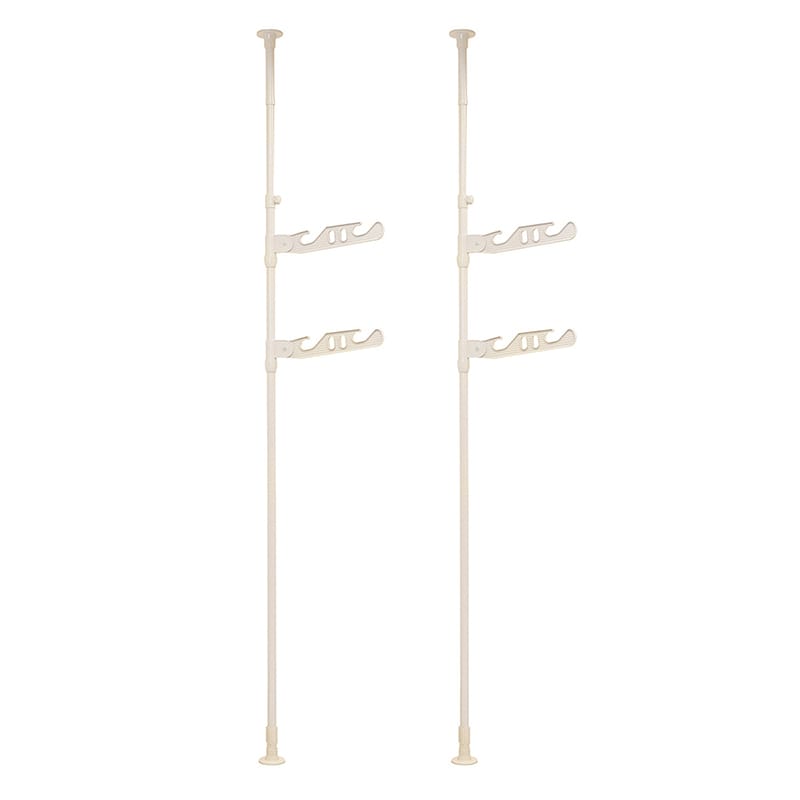 中山福 つっぱり物干し ライトグレー NY-283 1個（ご注文単位1個）【直送品】