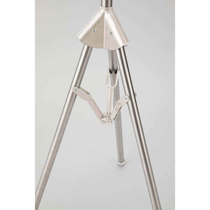 中山福 パラソル物干し 3段 ライトグレー NY-278 1個(ご注文単位1個)【直送品】