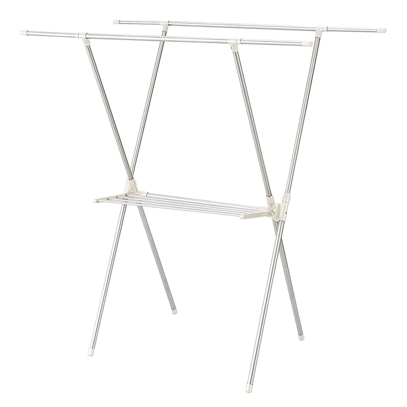 中山福 物干し X型 ライトグレー NY-275 1個（ご注文単位1個）【直送品】