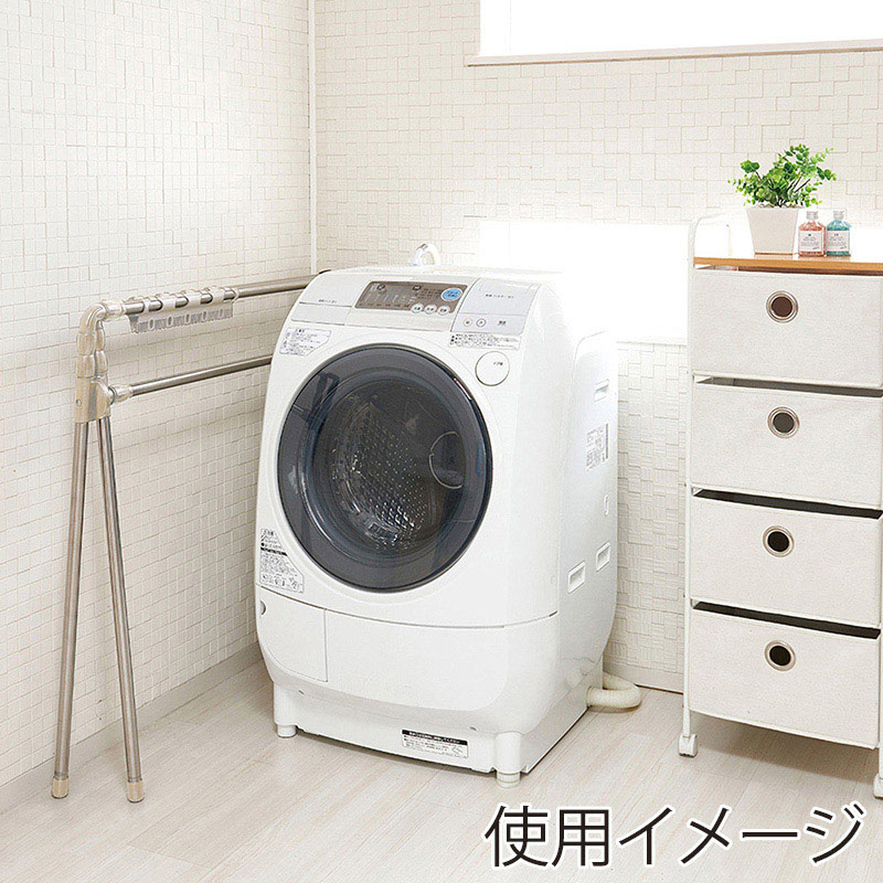 中山福 コンパクトふとん干し ライトグレー NY-272 1個(ご注文単位1個)【直送品】