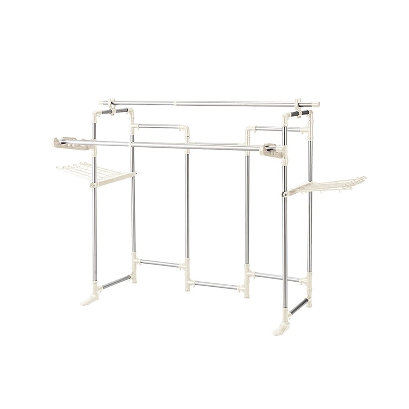 中山福 万能物干し ライトグレー NY-271 1個（ご注文単位1個）【直送品】