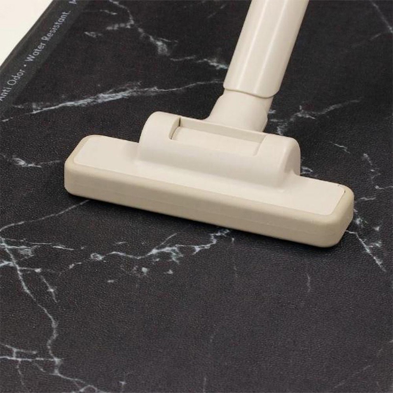 中山福 マーブルキッチン キッチンマット 40×120 大理石柄 ブラック NX-193 1枚(ご注文単位1枚)【直送品】