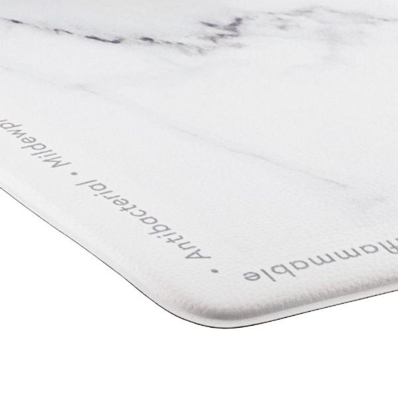 中山福 マーブルキッチン キッチンマット 40×180 大理石柄 ホワイト NX-192 1枚(ご注文単位1枚)【直送品】