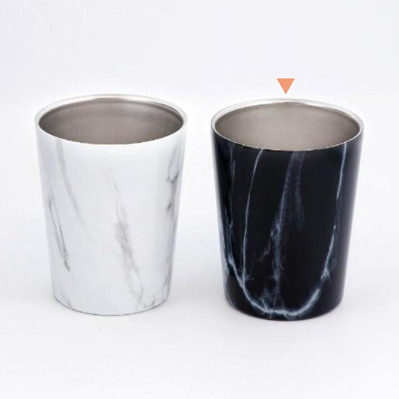 中山福 マーブルキッチン タンブラー 380ml 大理石柄 ブラック NX-172 1個(ご注文単位1個)【直送品】