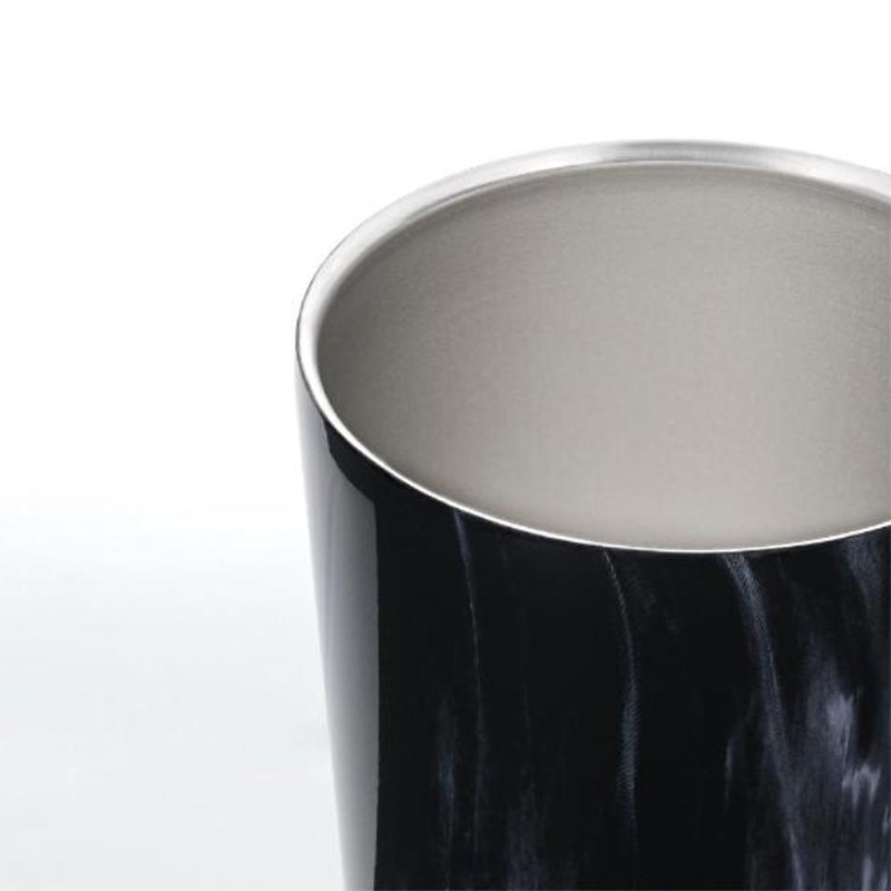 中山福 マーブルキッチン タンブラー 380ml 大理石柄 ブラック NX-172 1個(ご注文単位1個)【直送品】