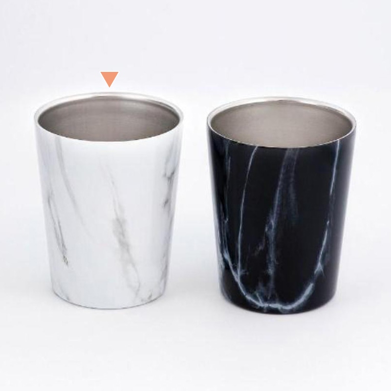 中山福 マーブルキッチン タンブラー 380ml 大理石柄 ホワイト NX-171 1個(ご注文単位1個)【直送品】