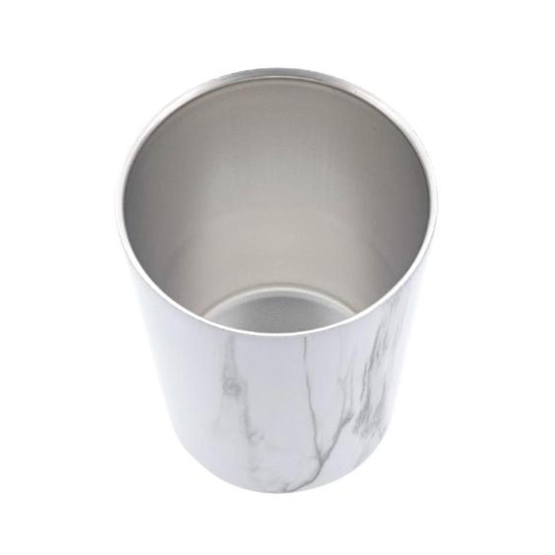 中山福 マーブルキッチン タンブラー 380ml 大理石柄 ホワイト NX-171 1個(ご注文単位1個)【直送品】