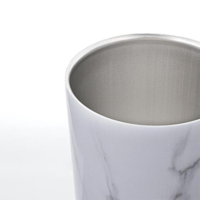 中山福 マーブルキッチン タンブラー 380ml 大理石柄 ホワイト NX-171 1個(ご注文単位1個)【直送品】