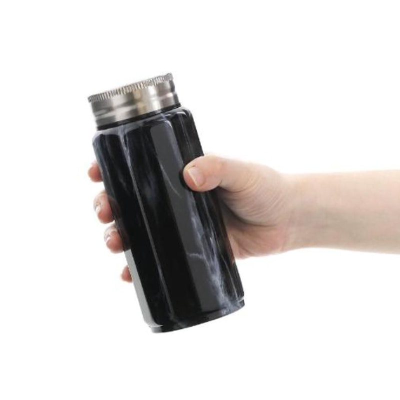 中山福 マーブルキッチン スクリューマグボトル 340ml ブラック NX-162 1個(ご注文単位1個)【直送品】
