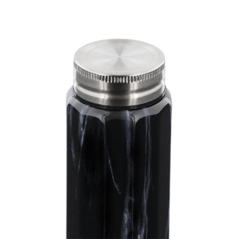 中山福 マーブルキッチン スクリューマグボトル 340ml ブラック NX-162 1個(ご注文単位1個)【直送品】