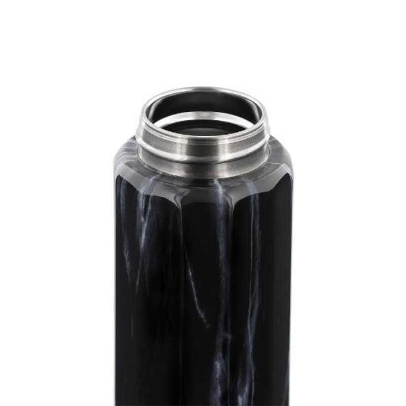 中山福 マーブルキッチン スクリューマグボトル 340ml ブラック NX-162 1個(ご注文単位1個)【直送品】