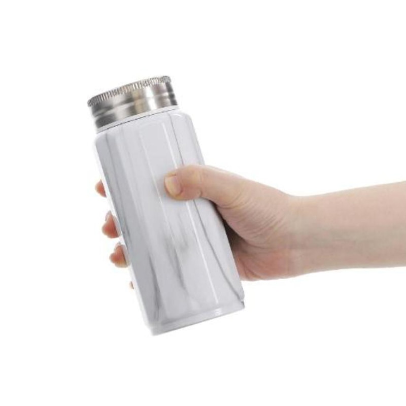 中山福 マーブルキッチン スクリューマグボトル 340ml ホワイト NX-161 1個(ご注文単位1個)【直送品】