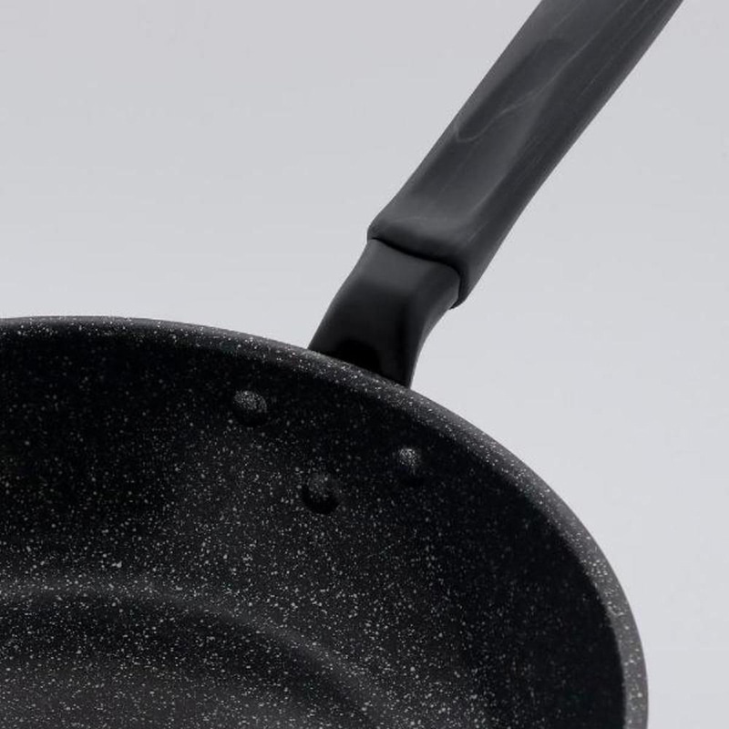 中山福 マーブルキッチン フライパン IH対応 26cm ブラック NX-132 1個(ご注文単位1個)【直送品】