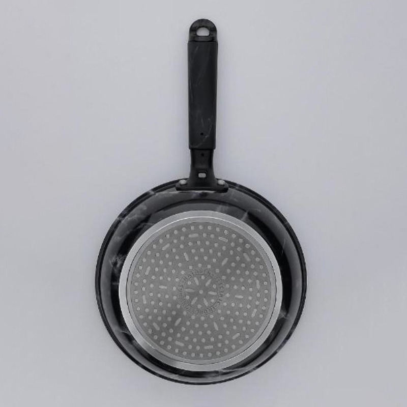 中山福 マーブルキッチン フライパン IH対応 20cm ブラック NX-131 1個(ご注文単位1個)【直送品】