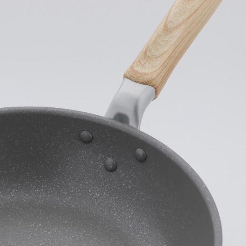 中山福 マーブルキッチン フライパン IH対応 26cm ホワイト NX-122 1個（ご注文単位1個）【直送品】