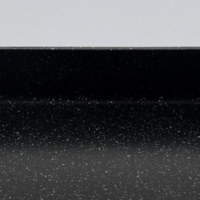 中山福 マーブルキッチン エッグパン ガス火専用 13×18 ブラック NX-115 1個(ご注文単位1個)【直送品】