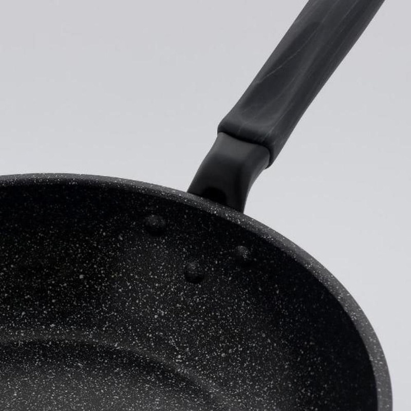 中山福 マーブルキッチン フライパン ガス火専用 28cm ブラック NX-113 1個(ご注文単位1個)【直送品】