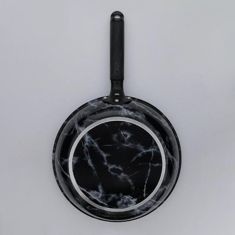 中山福 マーブルキッチン フライパン ガス火専用 26cm ブラック NX-112 1個(ご注文単位1個)【直送品】