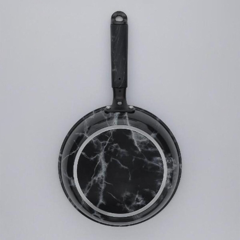 中山福 マーブルキッチン フライパン ガス火専用 20cm ブラック NX-111 1個（ご注文単位1個）【直送品】