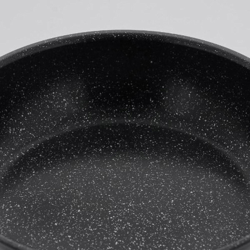 中山福 マーブルキッチン フライパン ガス火専用 20cm ブラック NX-111 1個（ご注文単位1個）【直送品】