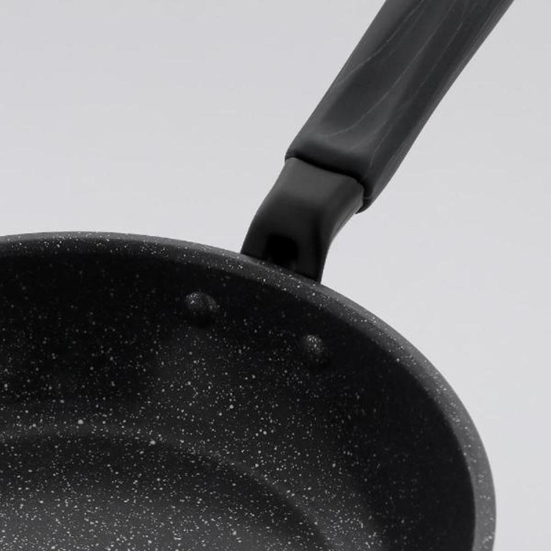 中山福 マーブルキッチン フライパン ガス火専用 20cm ブラック NX-111 1個（ご注文単位1個）【直送品】