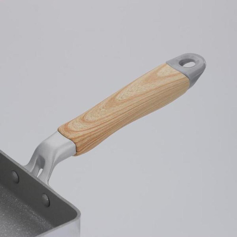 中山福 マーブルキッチン エッグパン ガス火専用 13×18 ホワイト NX-105 1個（ご注文単位1個）【直送品】