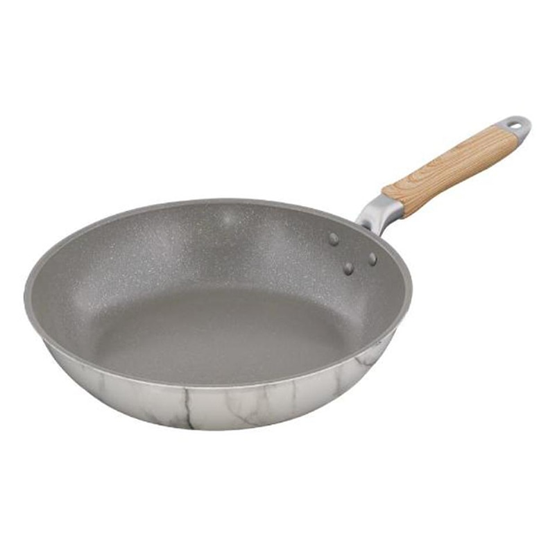 中山福 マーブルキッチン フライパン ガス火専用 28cm ホワイト NX-103 1個（ご注文単位1個）【直送品】