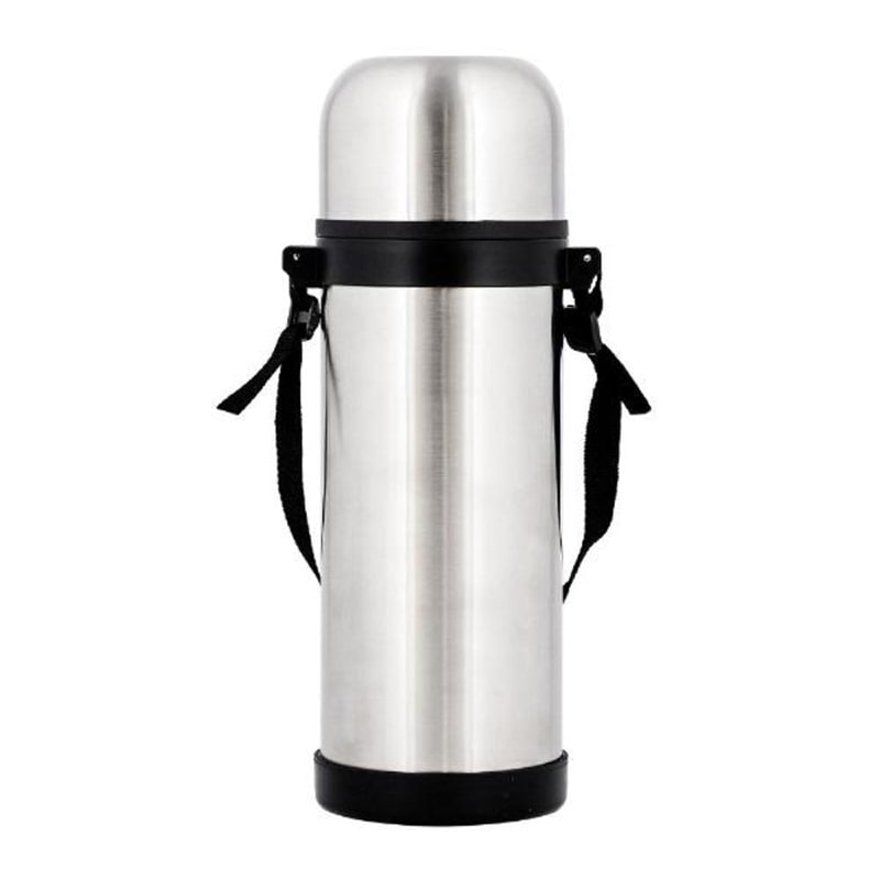 中山福 ダブルステンレスボトル 保温・保冷 コップ付 1.0L NQ-0312 1個（ご注文単位1個）【直送品】