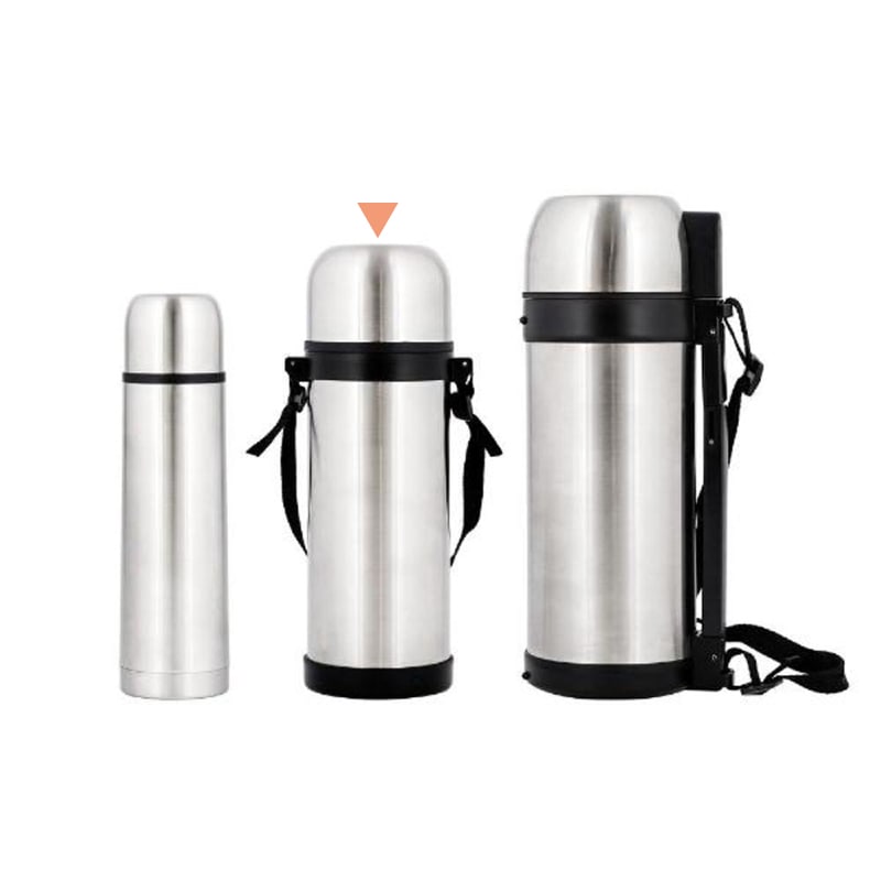 中山福 ダブルステンレスボトル 保温・保冷 コップ付 1.0L NQ-0312 1個（ご注文単位1個）【直送品】