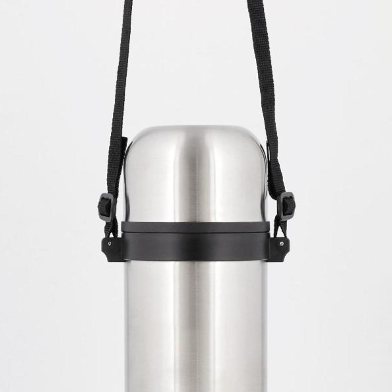 中山福 ダブルステンレスボトル 保温・保冷 コップ付 1.0L NQ-0312 1個（ご注文単位1個）【直送品】