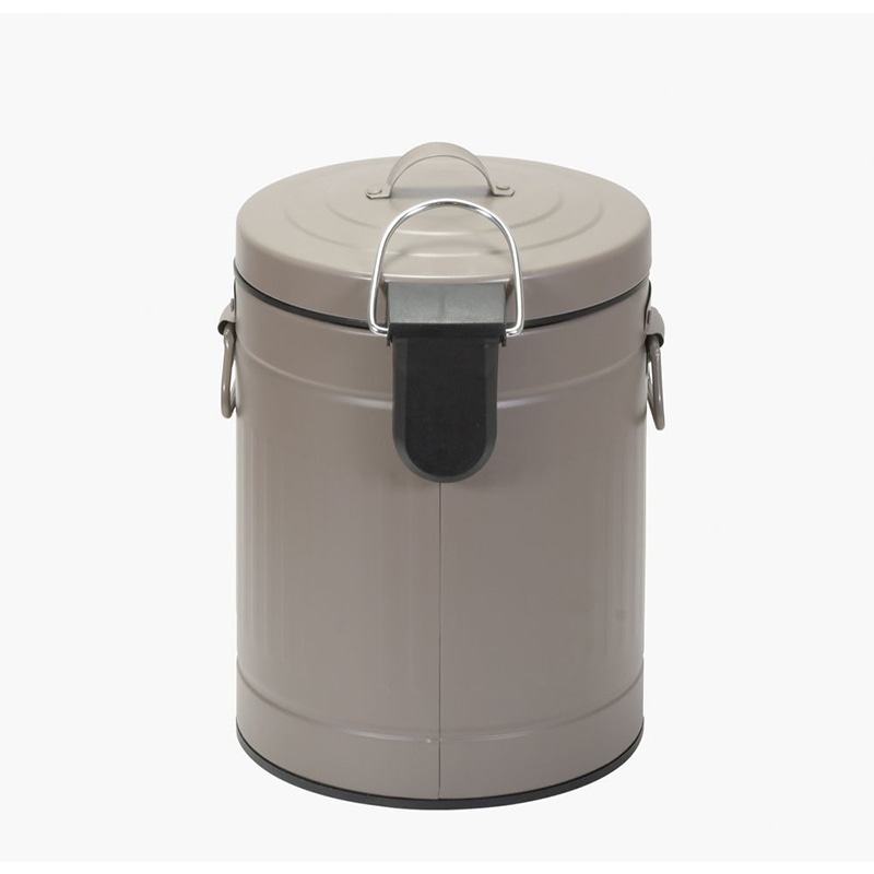 中山福 ゴミ箱 ペダル式 Boite 5L ブラウン NQ-0191 1個(ご注文単位1個)【直送品】