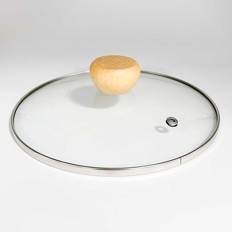 中山福 ソースパン カリーノ IH対応 ガラス蓋付 18cm クリーム NQ-0116 1個(ご注文単位1個)【直送品】