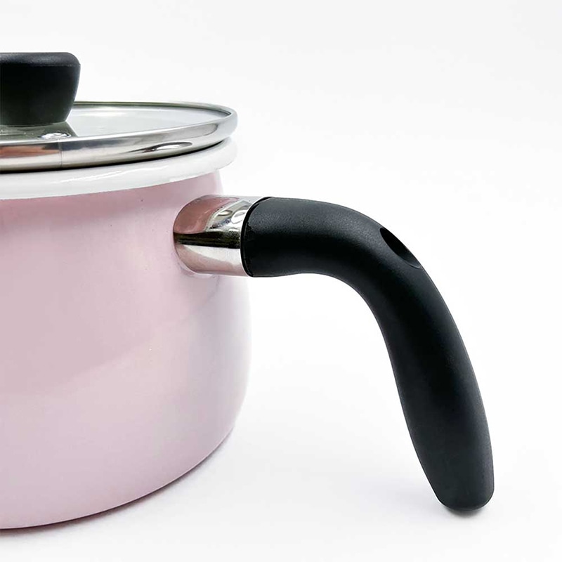 中山福 マルチポット カリーノ IH対応 ガラス蓋付 2.0L ピンク NQ-0111 1個(ご注文単位1個)【直送品】